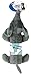 SPOT Crunch and Squeak Plush Dog Toy – Crinkle Bottle Squeaker for Medium Puppies & Dogs, Light to Moderate Chewers, Assorted Styles
