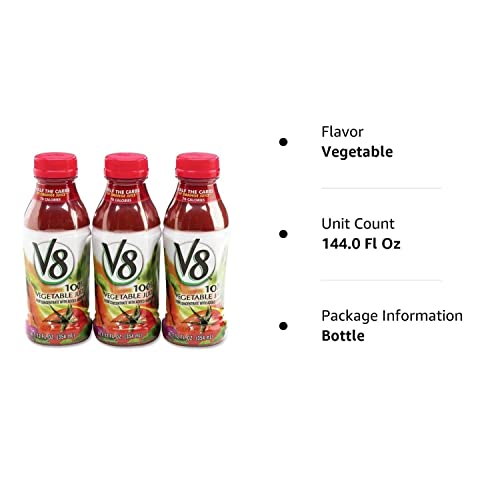 V8 Vegetable Juice, 12 oz. plastic bottle (12 pack) Pricepulse