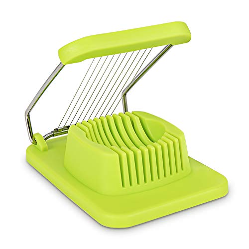 Egg Slicer, Bosiwee Multi-function Stainless Steel Wire Egg cutter Chopper Mushroom Slicer Garnish Slicer - Thumbnail 5