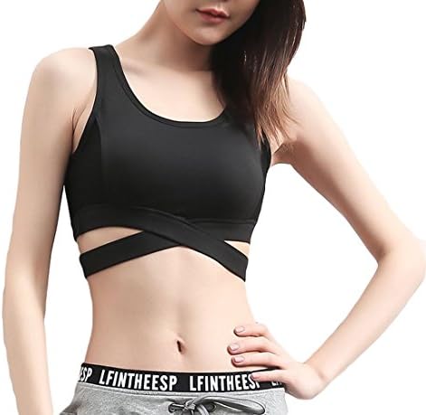 KORSE Women's Cross Sports Bra Yoga Top Workout Running Bra