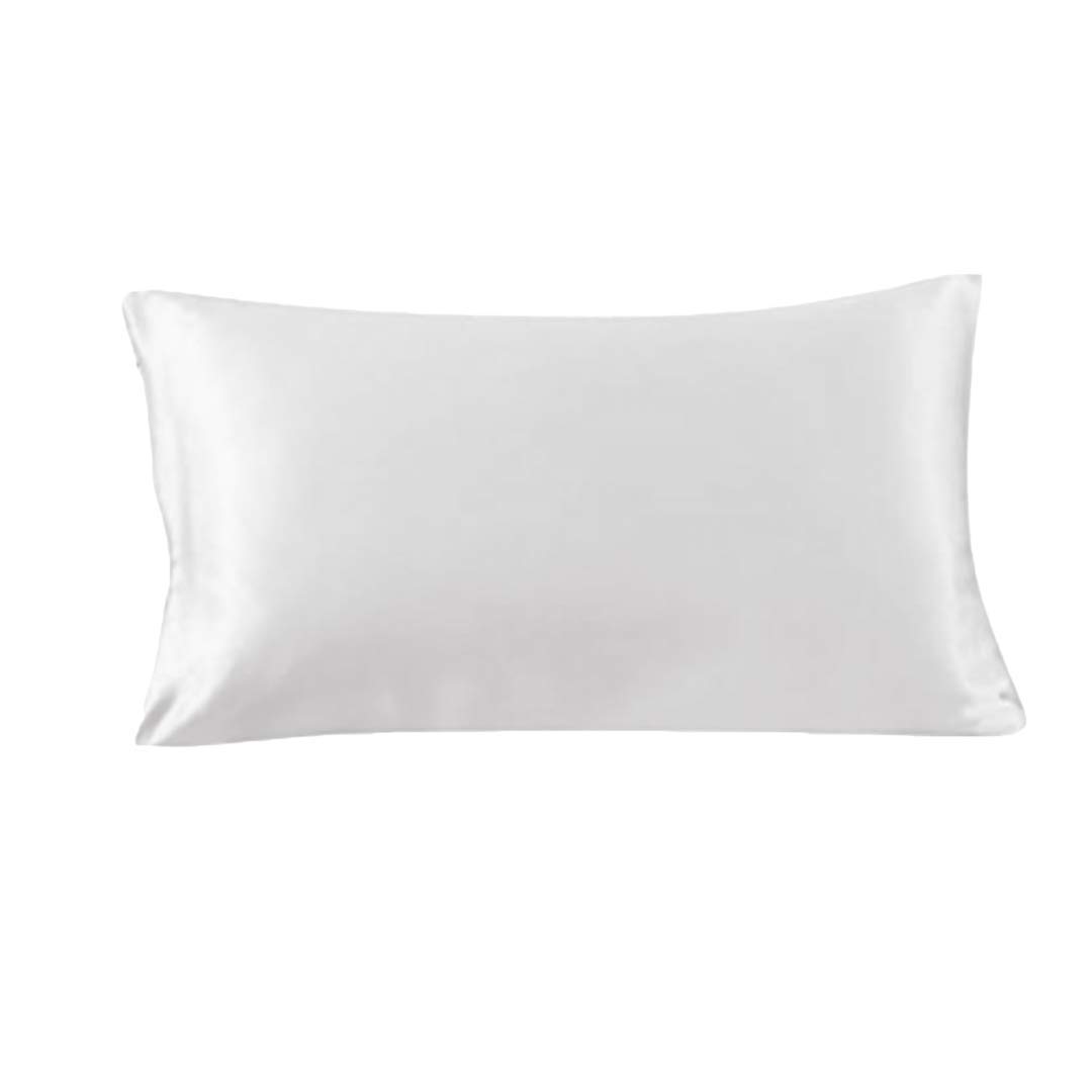 MANE by TIM & TAM Toddler SATIN Pillowcase (White)