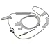 Bigstone 3.5mm Multifunctional Flexible FBI Anti-Radiation Air Tube Stereo Design Monaural Duct Earpiece Headset with Mic for All 3.5mm Phones Smartphones