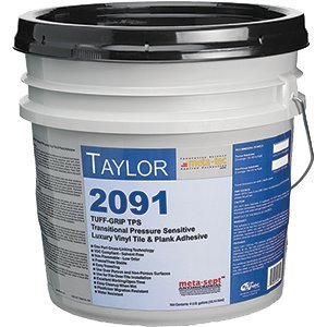 WF Taylor 2091-4 4 gal. Tuff Grip Tps Pressure Sensitive Vinyl & Rubber Flooring Adhesive