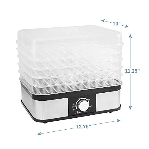 Elite Platinum EFD-1159 Multi-Tier Electric Snack Maker Food Dehydrator Food Preserver Machine