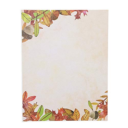Sustainable Greetings Fall Autumn Stationery Paper and Envelopes (Set of 48) - Thumbnail 3