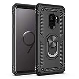 Samsung Galaxy S9 Case,Amuoc [ Military Grade ] 15ft. Drop Tested Protective Case | Kickstand | Compatible with Samsung Galaxy S9 -Black