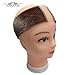 AMAJULIE Flexible Velvet Wig Grip with Lace Part Head Hair Band Wig Band Adjustable Fastern (Beige)
