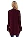 ninovino Women's Open Front Cardigan Twist Cable Knitted Long Sleeve Sweater
