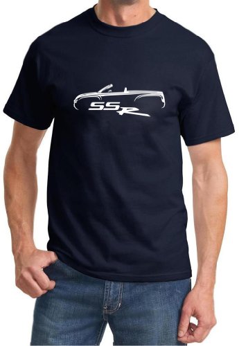 2003-06 SSR Convertible Classic Car Outline Design Tshirt 2XL navy blue