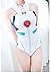 Nuoqi Anime Cosplay White Swimwear One-Piece Suits Costumes