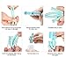 [17pack] Longzon Collapsible Silicone Straws Drinking Reusable for 20 & 30oz tumbler- 8