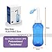 TONELIFE Nettie Pot Sinus - 500ml 18oz Nasal Cleaner - Nose Flushing System - Nasal Irrigation - Sinus Rinse Kit - Neti Pot with ON/Off Switch for Adult Child Yoga Pregnant Daily Nasal Care
