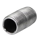 Everflow Supplies NPBL1200 Close Black Steel Nipple Pipe Fitting with 1/2" Nominal Size Diameter