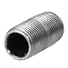 Everflow Supplies NPBL1200 Close Black Steel Nipple Pipe Fitting with 1/2" Nominal Size Diameter