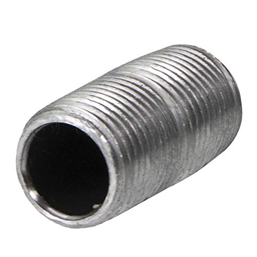 Everflow Supplies NPBL1200 Close Black Steel Nipple Pipe Fitting with 1/2" Nominal Size Diameter