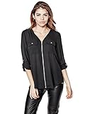 G by GUESS Women's Senan Front-Zip Blouse