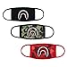 3-Pack Shark Face Mask,Cotton Fashion Anti-dust Bape Half Face Mouth Mask for Boys and Girls