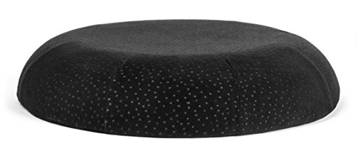 Donut Pillow - Queen Size Memory Foam Seat Cushion by Aeris - Premium
Donut Cushion with Machine Washable Black Plush Velour Cover - Anti
Hemorrhoids -Start Getting Comfortable While Sitting Now.