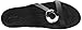 Crocs Women's Sanrah Hammered Met W Flat Sandal, Black/Black, 9 M US