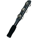 Meinl Percussion JG1BK ABS Plastic Jingle Stick With Steel Jingles, Black