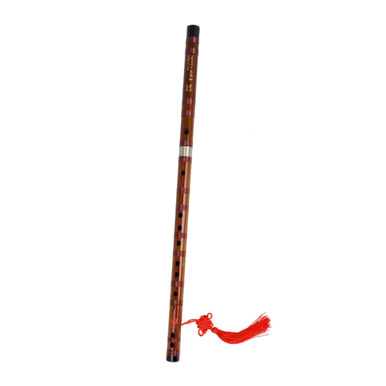 FUNOMOCYA Bamboo Flute with Membrane Protector Traditional Chinese Musical Instrument for Beginners and Performance Key C Handcrafted Quality