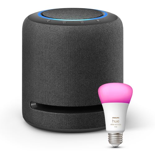 Light Bulb Hue Echo Echo Studio Charcoal With Philips Hue Color