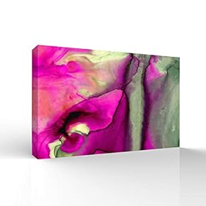 Wall26-Canvas Wall Art-Abstract Colorful Lines-Giclee Painting Wall Art for Bedroom Living Room Home Decoration - 12x18 inches