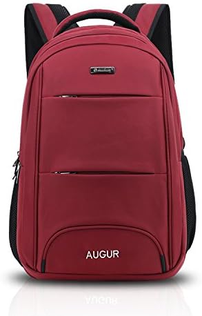 FANDARE Rucksack Backpacks Business Computer Notebook Laptop 17 Inch Travel College Bag Daypack Lightweight Water Resistant Anti Tear Shockproof Men/Women Oxford Red