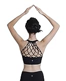 Queenie Ke Women's Medium Support Hand-Knited Nest Back Sport Fast Lane Bra