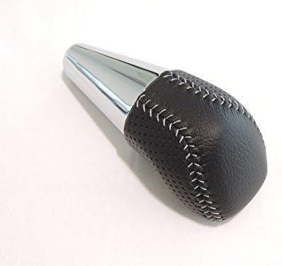 Amazon トヨタ自動車 Toyota トヨタ純正 Aqua アクア Grスポーツ用 純正シフトノブ パンチングレザー ブラック シルバーステッチ 黒 本革 メッキ ギアノブ トランスミッション シフトレバー 車 バイク