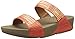 FitFlop Women's Aztec Chada Slide-W, Ultra Orange, 9 M US