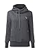 StyleDome Women's Cotton High Collar Hoodies Long Sleeve Sweatshirt Pullover Coat Gray US 16