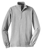 Sport-Tek Women's Sporttek 1/4 Zip Sweatshirt,Medium,Athletic Heather