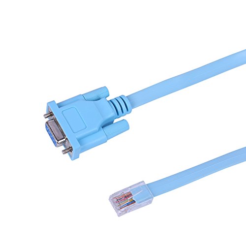 HDE Console Cable for Cisco Networking Devices RJ45 Cat5 LAN