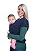 Navy Blue Baby Sling Wrap Carrier by Cozitot | Soft & Stretchy Baby Carrier | All Cloth Baby Wrap | Small to Plus Size Baby Sling | Nursing Cover Wrap | Best Baby Shower Gift