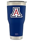 Simple Modern NBA & NCAA 30oz Cruiser Tumblers with Closing Lid and Straw - 18/8 Stainless Steel Vacuum Insulated Travel Mug