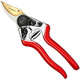 PrecisionPRO Titanium Pruning Shears - Best Bypass Pruner Garden Shears,Tree Trimmer - Ideal Shrub Plant Scissors &amp; Rose Cutter Razor Sharp Hand Secateurs Ergonomic Gardening Tool for Effortless Cuts
