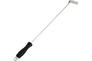 VANKEY 18 Inch BBQ Ash Tool for Kamado Joe Charcoal Smoker Big Green Egg Wood Burning Stove Ash Rake Grilling Poker Accessories Charcoal Garden Tools Grill Cleaning Tools