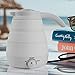 Electric Kettle, 2019 Upgrade 110V/220V Collapsible Travel Accessories for Fast Heating Hot Water, Coffee and Tea, 0.6L Food Grade Silicone Portable Temperature Control Water Boiler