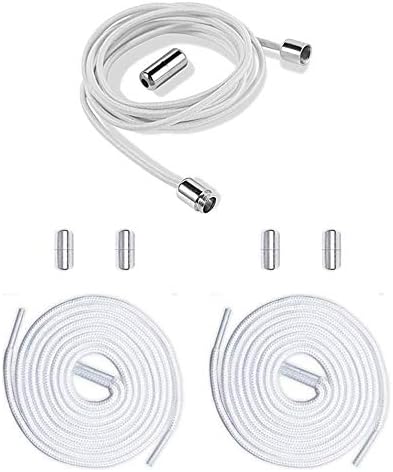 No Tie Elastic Shoelaces for Kids,Elderly,Adults,Lazy tieless Shoe Laces with Metal Turnbuckle(3 Pairs)