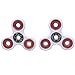 Jinwen Tri-Spinner Toy Spinner Finger Hand Toy Injection Toy Fashion Funny Toy for Children, Teenager, Adults Pack of 2