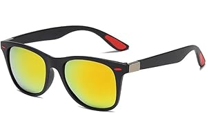 Polarized PC Frame Sunglasses for Men – Outdoor Sports Sun Glasses with UV400 Protection, Day Driving Eyewear