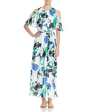 Cold-Shoulder Maxi Dress