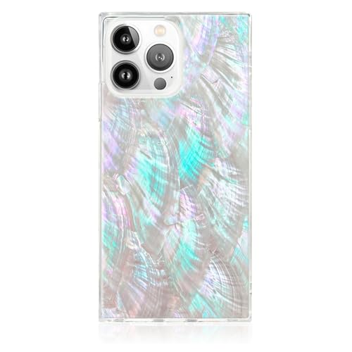 Flaunt Official Square iPhone 15 Pro Max Case - Mother of Pearl