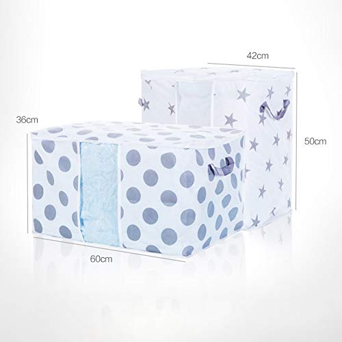 image for OUYAWEI Practical Portable High Capacity Non-Woven Quilt Storage Bag F