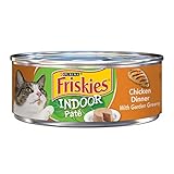 Purina Friskies Indoor Pate Wet Cat Food, Indoor Chicken Dinner With Garden Greens - (24) 5.5 oz. Cans