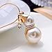 Cafurty Cute Snowman Pendant Long Necklace For Women Pearl Jewelry Santa Claus Christmas Gifts
