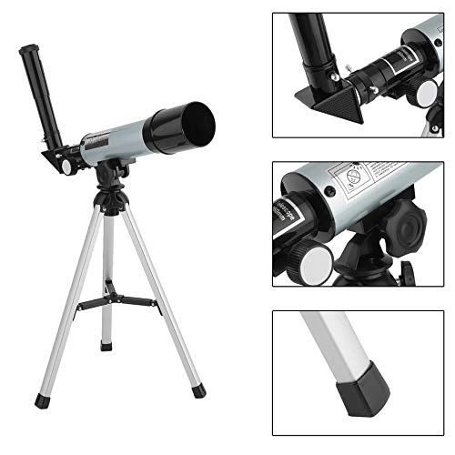 Florenceenid Outdoor Portable Adjustable Refractor Spotting Scope Astronomical Telescope Monocular with Tripod for Beginners - Thumbnail 5