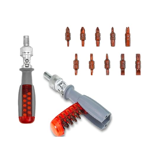 Two Pin Screwdriver Socket Set Mua 20 in 1 Ratchet Screwdriver Set, Adjustable Angle Two-Way ...