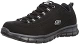 Skechers Sport Women's Trend Setter Fashion Sneaker,Black/Black,10 XW US